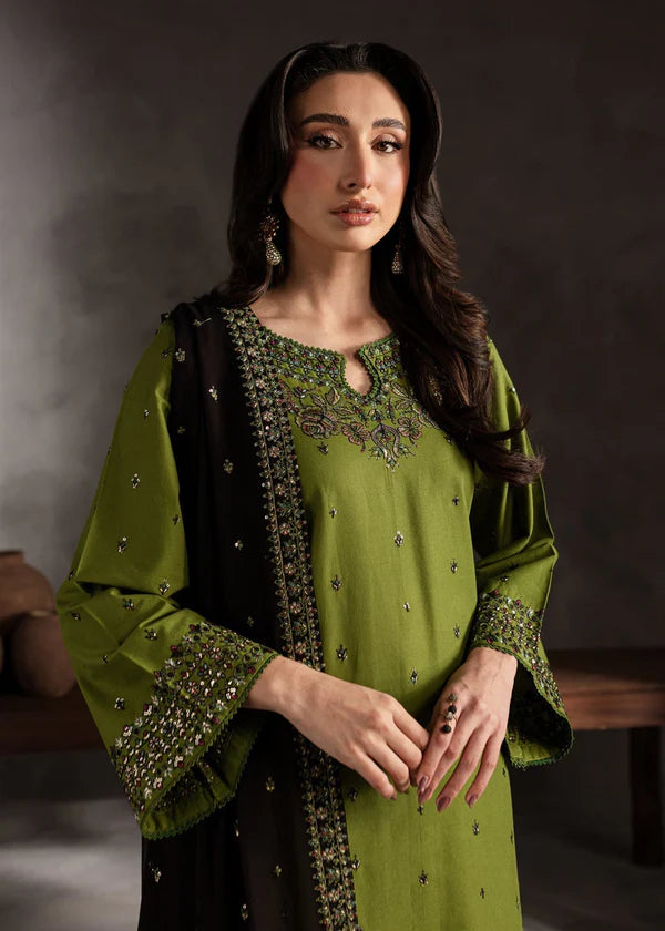 sahara 3pcs - cotton Embroidered dress